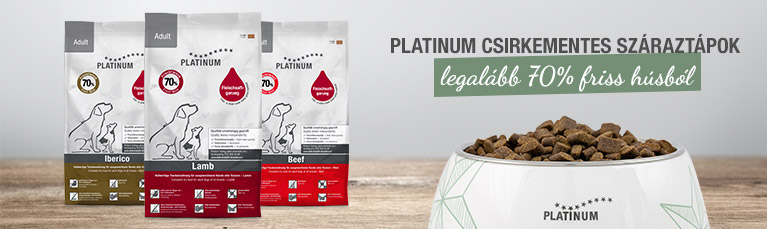 csirkementes PLATINUM kutyat&aacute;pok