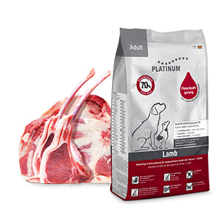 PLATINUM Lamb+Rice hipoallerg&eacute;n kutyat&aacute;p