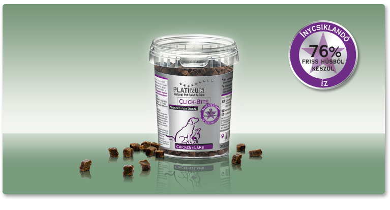 Click-Bits Chicken+Lamb csirke+b&aacute;r&aacute;ny jutalomfalat